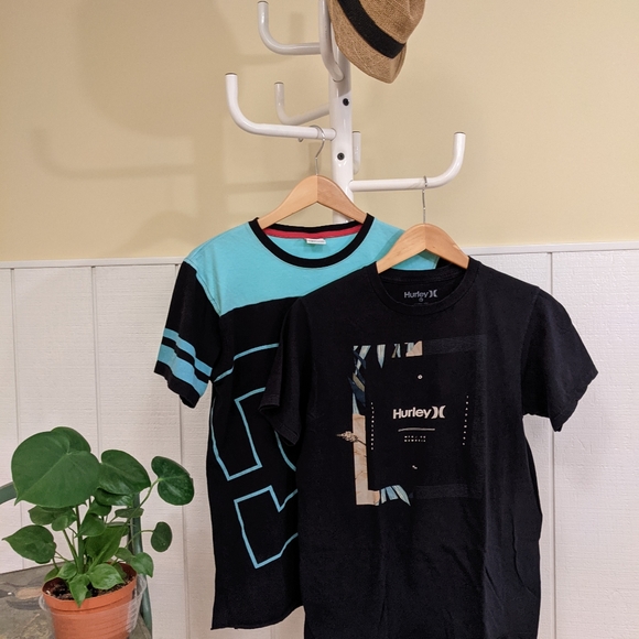Hurley DC Shoes 2/lot Graphic Tee Size M 494 - Picture 7 of 15